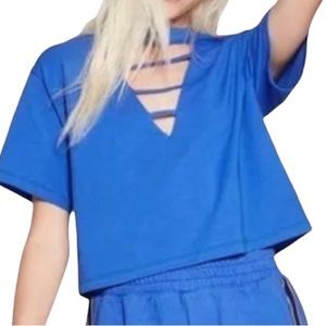 [Wild Fable] Front Cut Out Crop Top